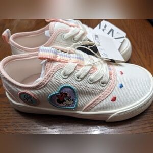 Zara Disney Minnie and Daisy  Character Sneakers Size 10.5 Nwt